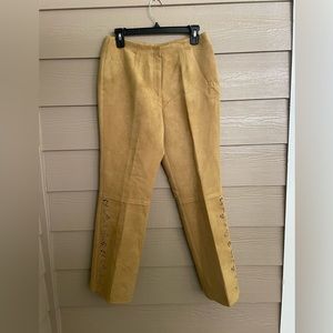Tan Suede pants